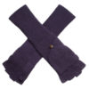 Ladies Cashmere On/Off Gloves - 100% Cashmere - Nightshade mp54