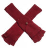 Ladies Cashmere On/Off Gloves - 100% Cashmere - Melange Red mp543
