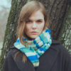 Knitted Stripey Scarf - 170x25cm - 100% Cashmere - Japan Lovers