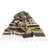Knitted Stripey Scarf - 170x25cm - 100% Cashmere - Secret Forest