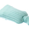 Cashmere Hot Water Bottle Cover - Blue Glow