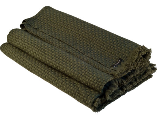 6ply Boxweave Blanket - 100% Cashmere - 140x180cm - Grape Leaf
