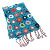 Crochet Knit Scarf - 100% Cashmere - 25x150cm - HKF215