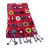 Crochet Knit Scarf - 100% Cashmere - 25x150cm - HKF227