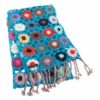 Crochet Knit Scarf - 100% Cashmere - 25x150cm - HKF236