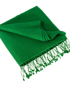 Pashmina Shawl - 90x200cm - 70% Cashmere / 30% Silk - Verdant Green