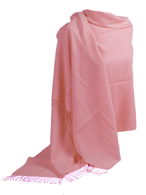 Pashmina Stole - 70x200cm - 100% Cashmere - Quartz Pink