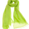 Pashmina Ring Stole - 70x200cm - No Tassels - Lime Green mp89