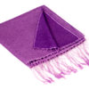 Reversible Pashmina Stole - 70x200cm - 8020 - Amethyst and Blackberry Cordial
