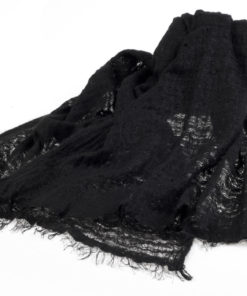 Angelweave Pashmina - 90% Cashmere / 10% Silk - 55x200cm - Black