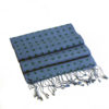 Small Spotted Scarf - 70% Cashmere / 30% Silk - 30x150cm - Insignia Blue