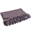 Cashmere and Silk knitted frilled edge shawl