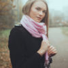 Pashmina Large Scarf - 45x200cm - 100% Cashmere - Barely Pink