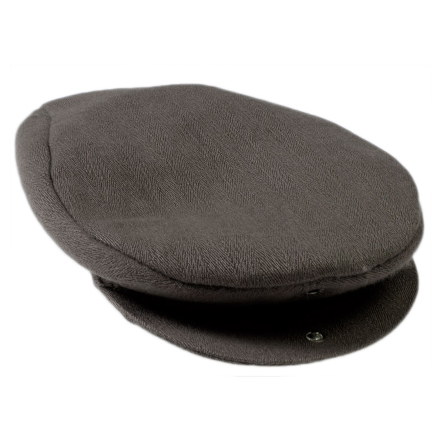 Flat Cap -50% Cashmere / 50% Silk – Grey – Pashmina-Pashminas.co.uk