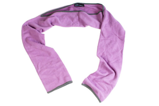 Snuggle Sleeves - Lavender With Charcoal Trim - 100% Cashmere